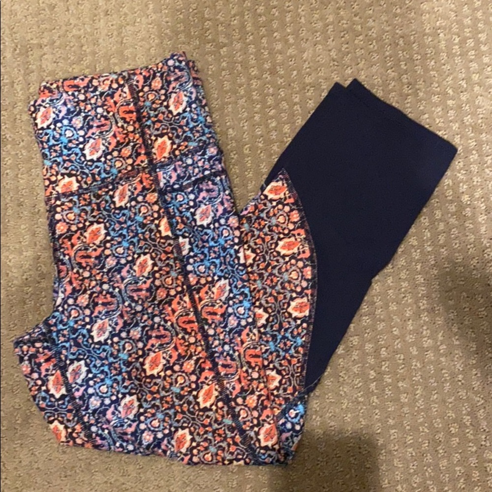 Athleta Cropped Leggings Small EUC